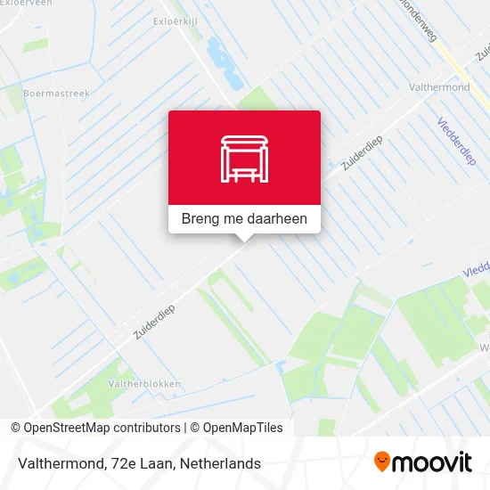 Valthermond, 72e Laan kaart