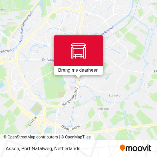 Assen, Port Natalweg kaart