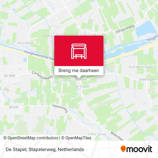 De Stapel, Stapelerweg kaart
