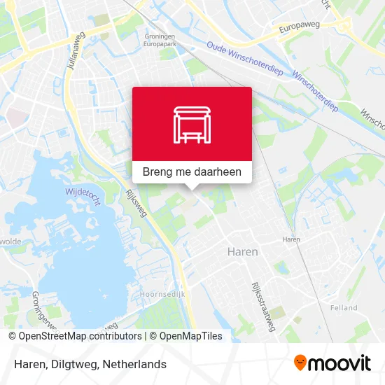 Haren, Dilgtweg kaart