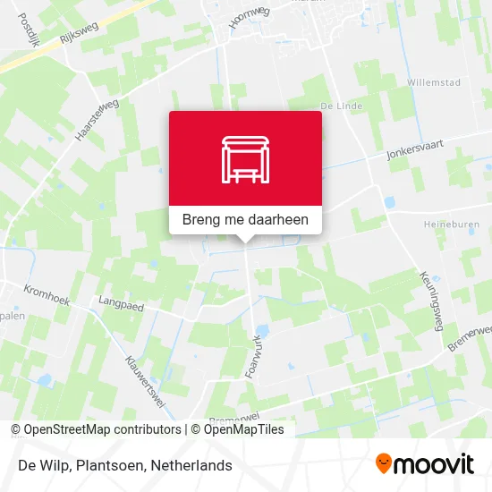 De Wilp, Plantsoen kaart