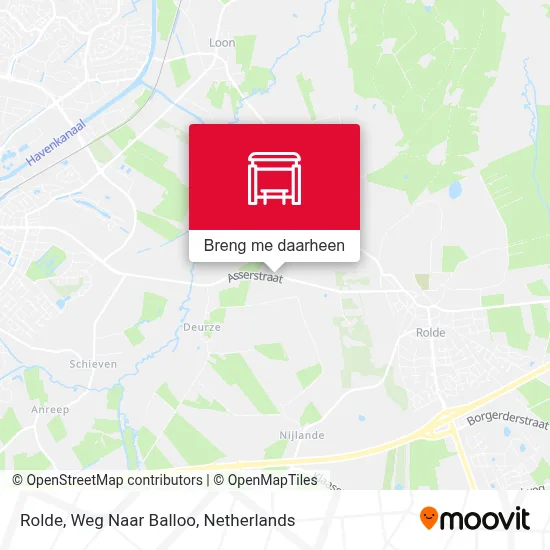 Rolde, Weg Naar Balloo kaart