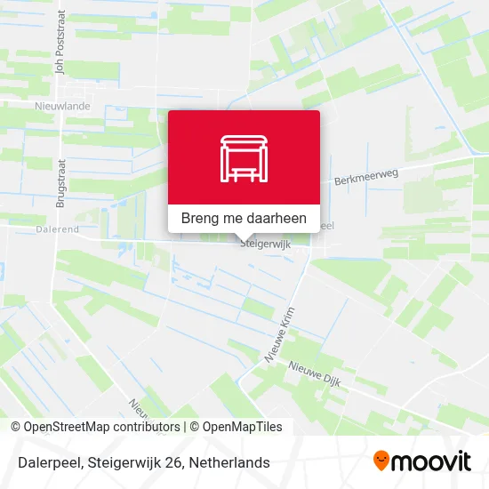 Dalerpeel, Steigerwijk 26 kaart