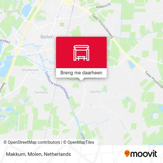 Makkum, Molen kaart