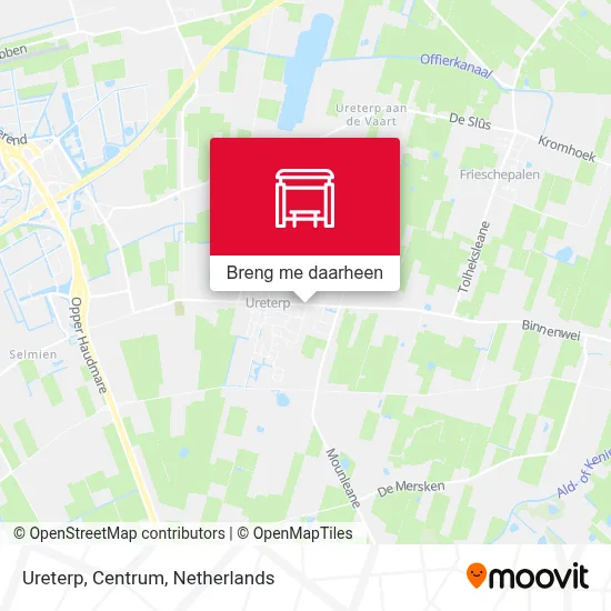 Ureterp, Centrum kaart