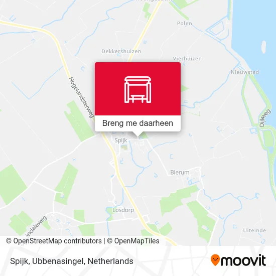 Spijk, Ubbenasingel kaart