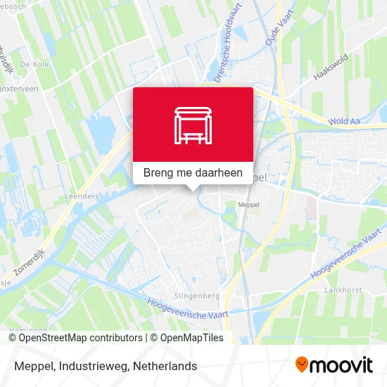 Meppel, Industrieweg kaart