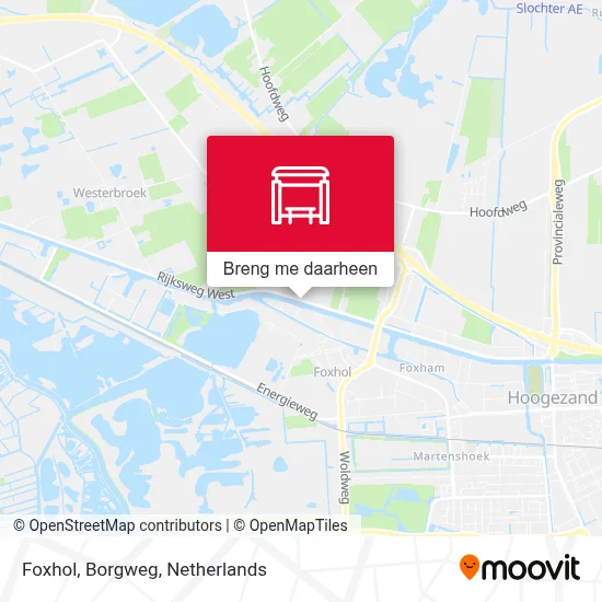 Foxhol, Borgweg kaart