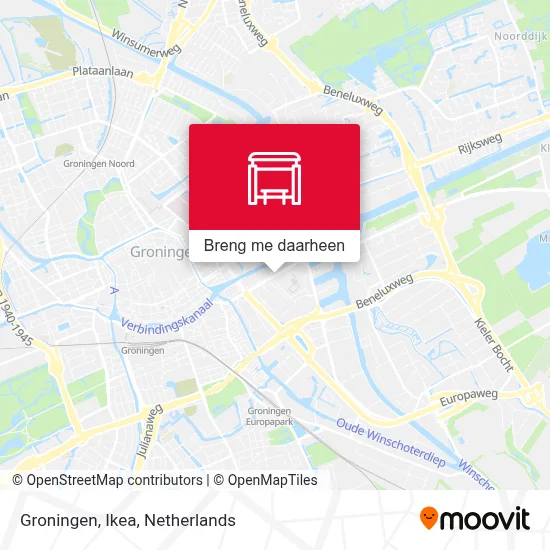 Groningen, Ikea kaart