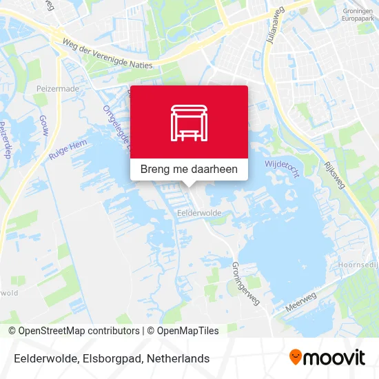 Eelderwolde, Elsborgpad kaart
