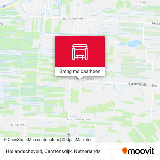 Hollandscheveld, Carstensdijk kaart