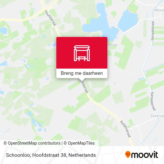Schoonloo, Hoofdstraat 38 kaart