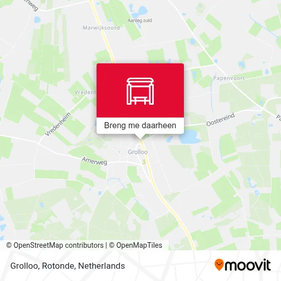 Grolloo, Rotonde kaart