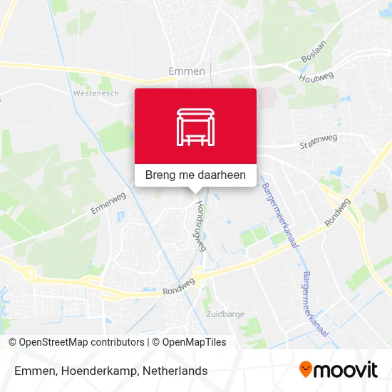 Emmen, Hoenderkamp kaart