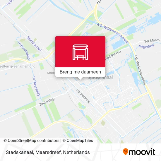 Stadskanaal, Maarsdreef kaart