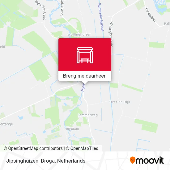 Jipsinghuizen, Droga kaart