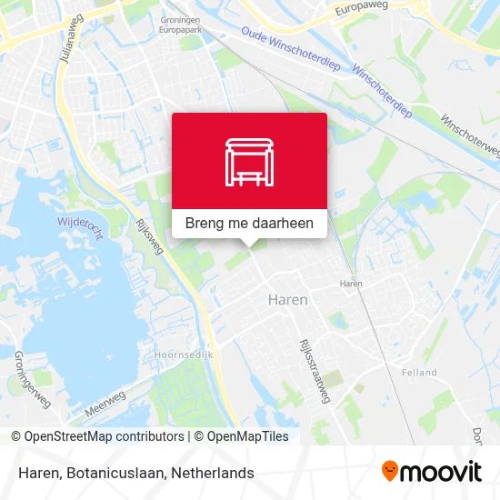 Haren, Botanicuslaan kaart