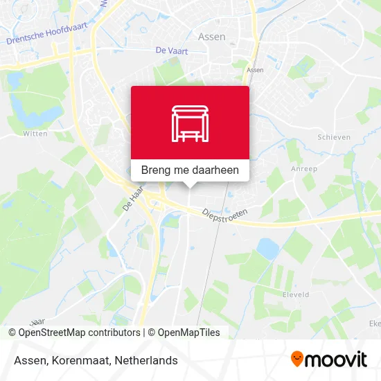 Assen, Korenmaat kaart