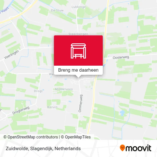 Zuidwolde, Slagendijk kaart