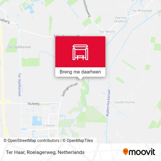 Ter Haar, Roelagerweg kaart