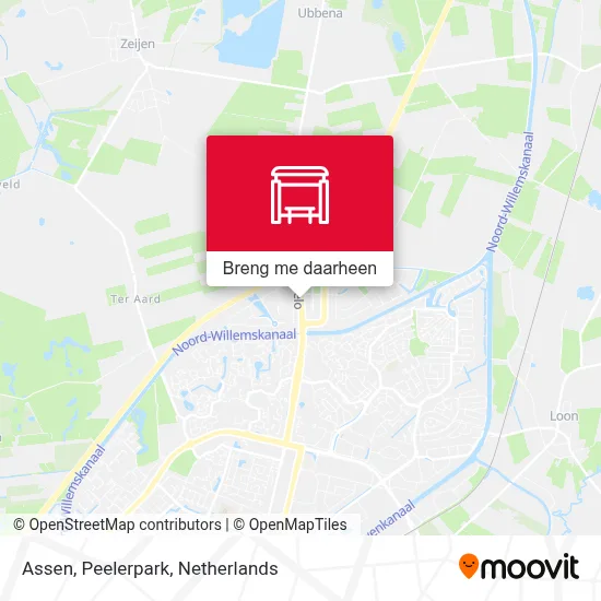 Assen, Peelerpark kaart