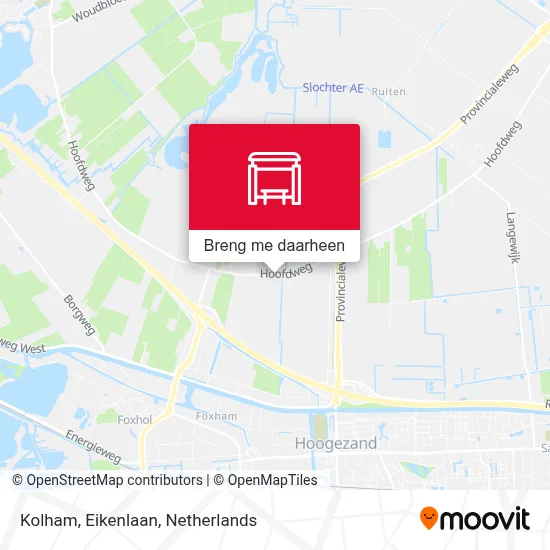 Kolham, Eikenlaan kaart