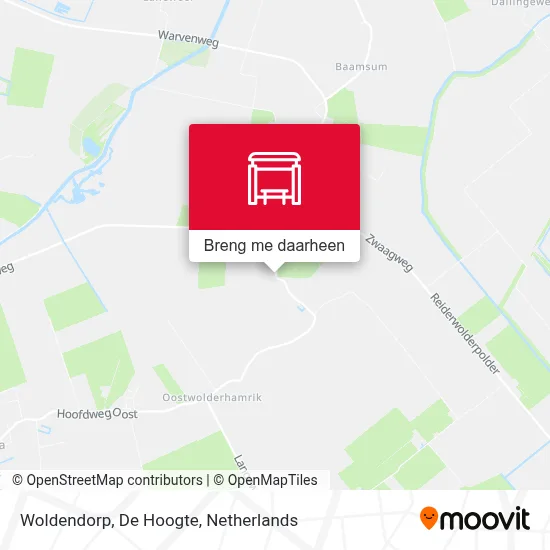 Woldendorp, De Hoogte kaart