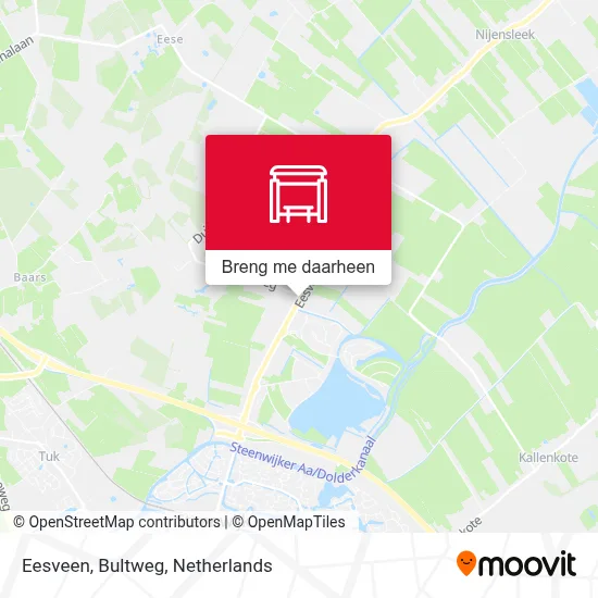 Eesveen, Bultweg kaart