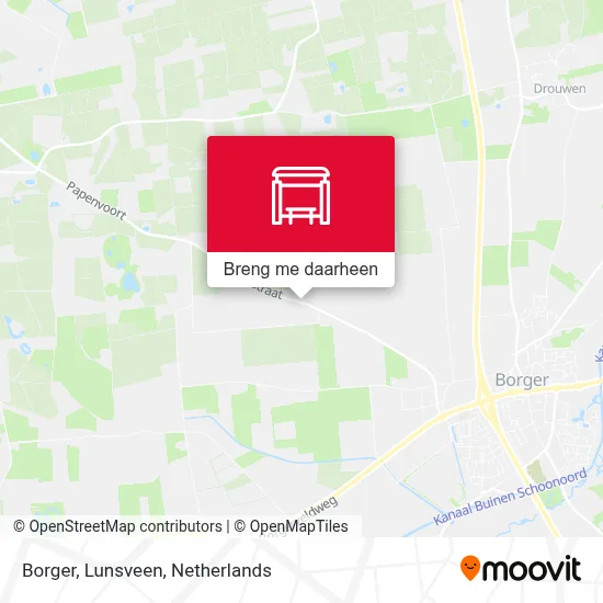Borger, Lunsveen kaart