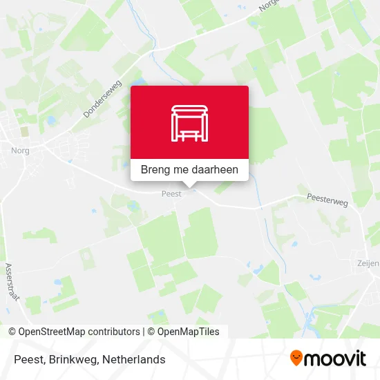 Peest, Brinkweg kaart
