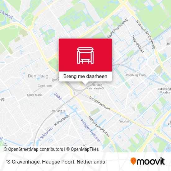 'S-Gravenhage, Haagse Poort kaart