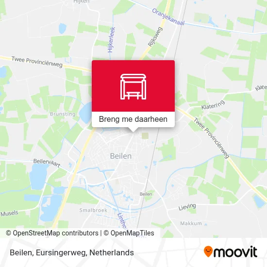 Beilen, Eursingerweg kaart