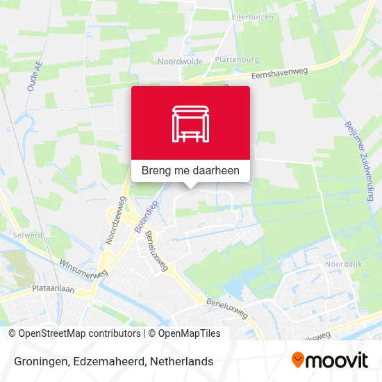 Groningen, Edzemaheerd kaart