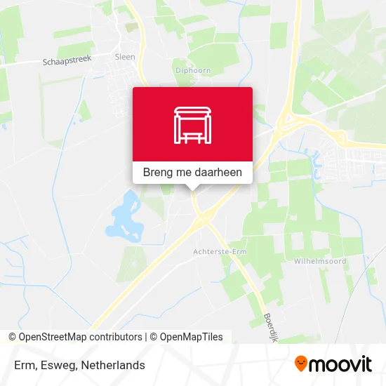 Erm, Esweg kaart