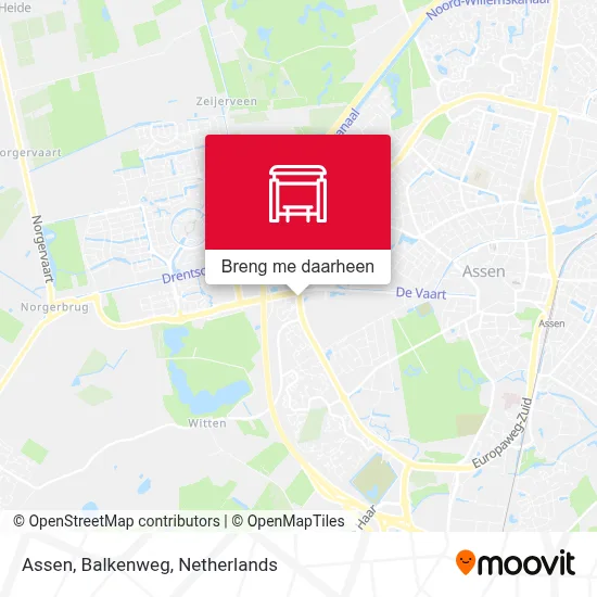 Assen, Balkenweg kaart
