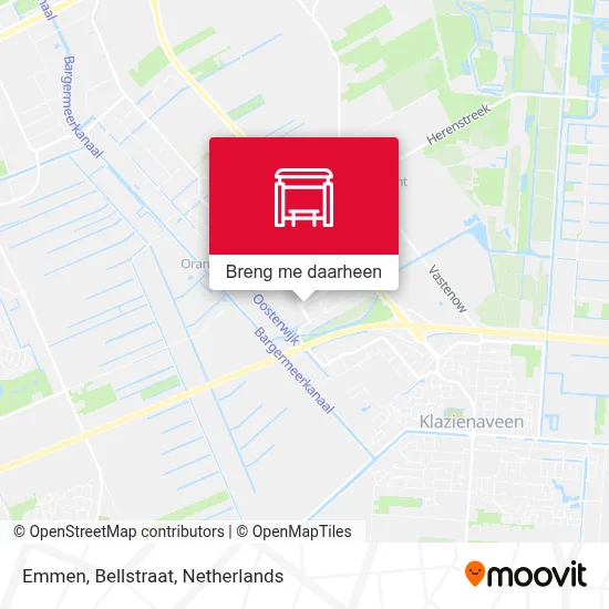 Emmen, Bellstraat kaart