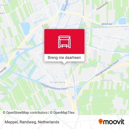 Meppel, Randweg kaart