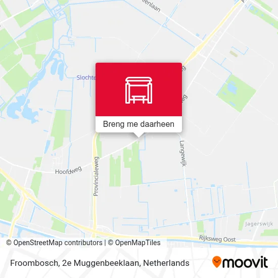Froombosch, 2e Muggenbeeklaan kaart