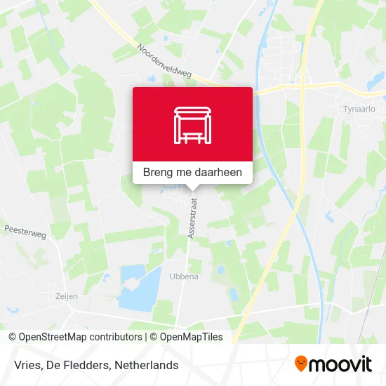 Vries, De Fledders kaart