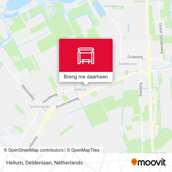 Hellum, Deldenlaan kaart