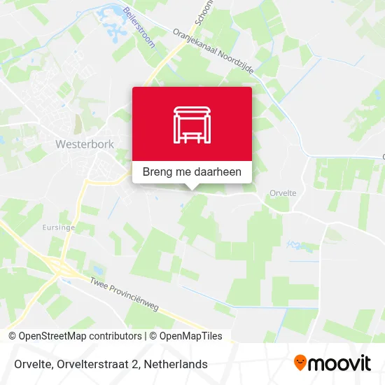 Orvelte, Orvelterstraat 2 kaart