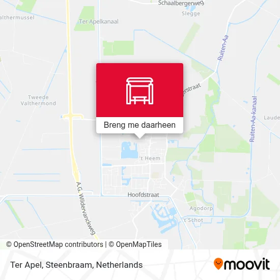 Ter Apel, Steenbraam kaart