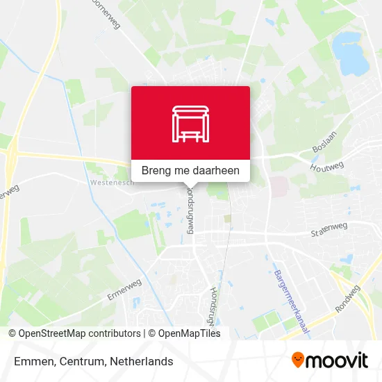 Emmen, Centrum kaart