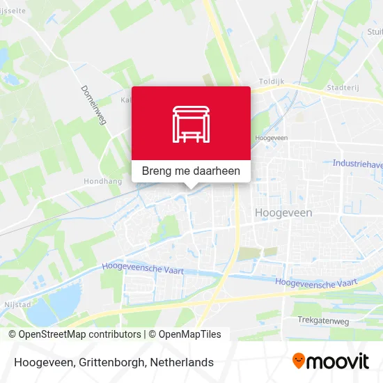 Hoogeveen, Grittenborgh kaart