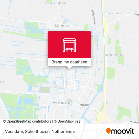 Veendam, Scholthuizen kaart