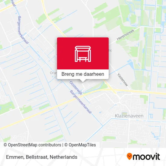 Emmen, Bellstraat kaart