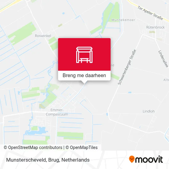Munsterscheveld, Brug kaart
