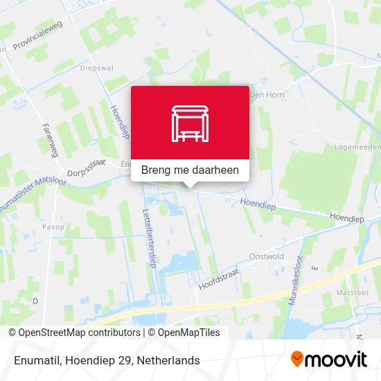 Enumatil, Hoendiep 29 kaart