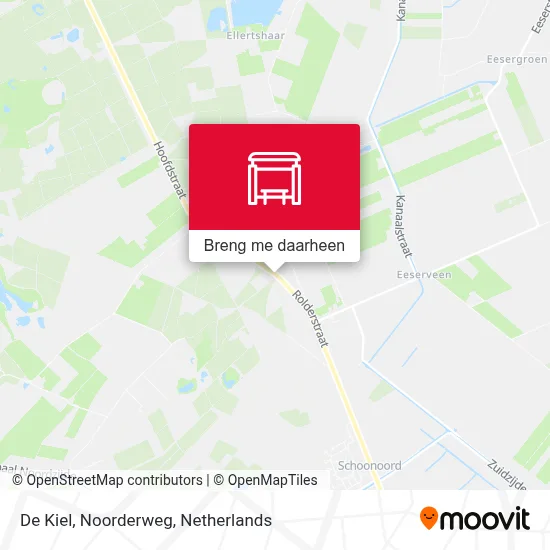 De Kiel, Noorderweg kaart