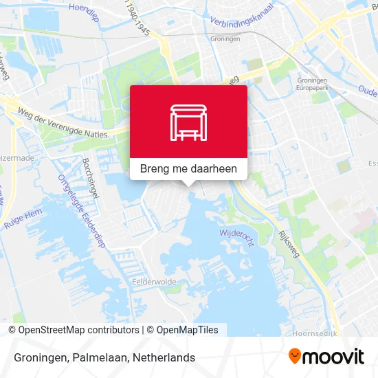 Groningen, Palmelaan kaart